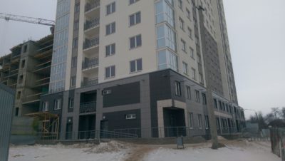 Вентилируемые фасады из керамогранита в Минске,пр. Дзержинского Вентилируемые фасады из керамогранита в Минске,пр. Дзержинского